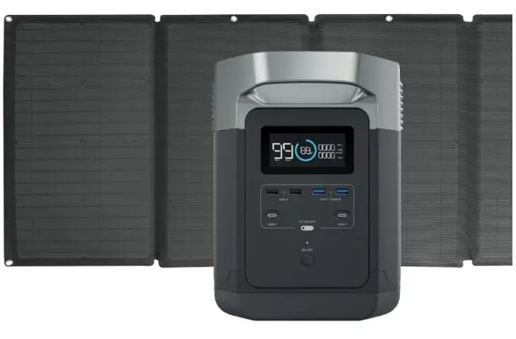 EcoFlow Delta Portable Power Station w/ Solar Panel